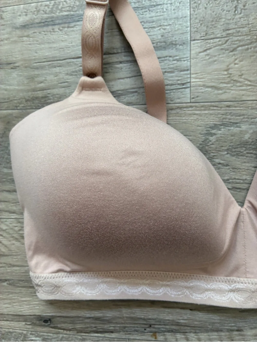 Warners Blissful Benefits Soft T Shirt Lounge Bra - Picture 2 of 9